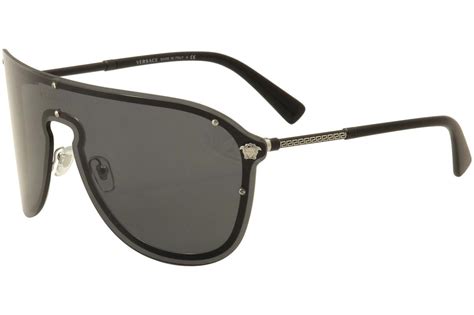 versace sunglasses ve2180 44|Versace™ VE2180 100087 44 Silver Sunglasses .